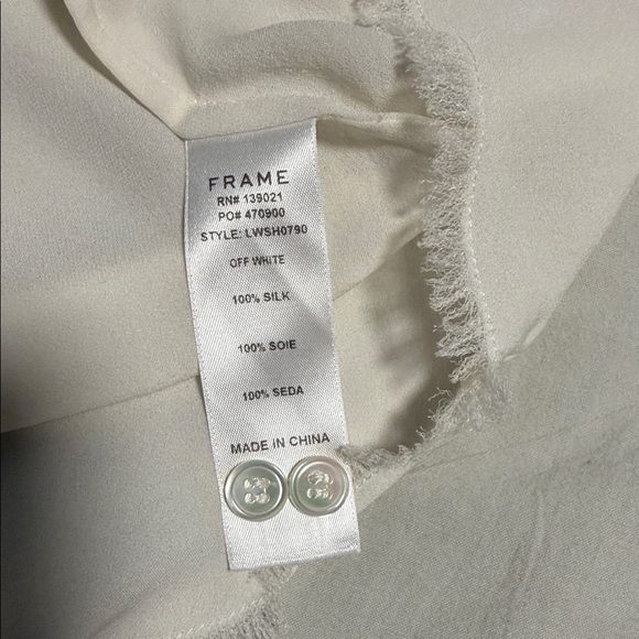 Frame Sleeveless Button-Down Shirt - Picture 9 of 9